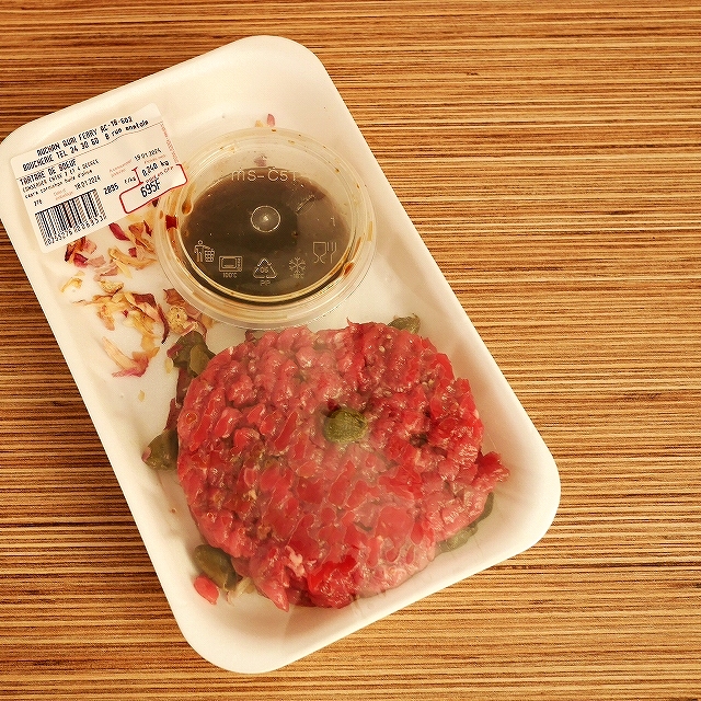 オーシャン　ビーフタルタル　Auchan TARTARE DE BOEUFの口コミ