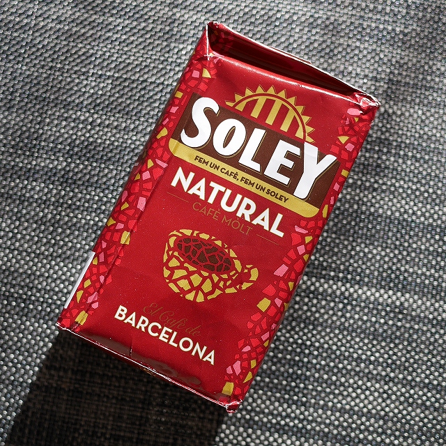 SOLEY NATURAL CAFÈ MOLT BARCELONA　ナチュラル　コーヒー粉　バルセロナの口コミ