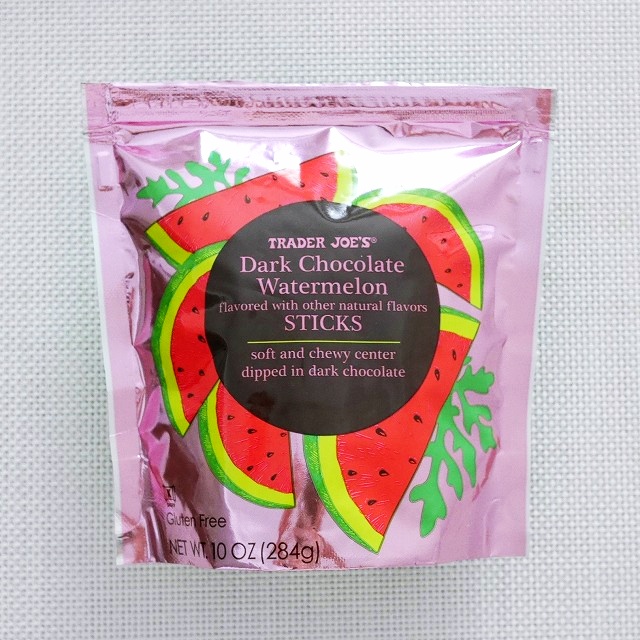 トレーダージョーズ　ダークチョコレートウォーターメロンスティック　Watermelon Sticksの口コミ