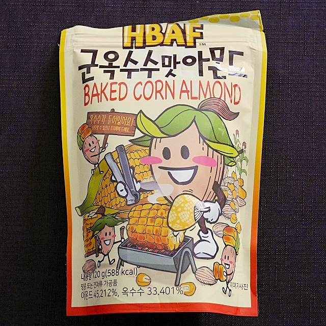 HBAF　ベイクドコーンアーモンド　120g　BAKED CORN ALMONDの口コミ