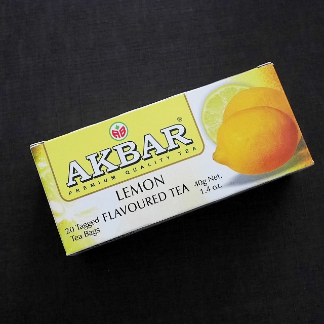 Akbar Lemon flavoured tea　アクバル　レモンティー　ティーバッグ　20袋入りの口コミ