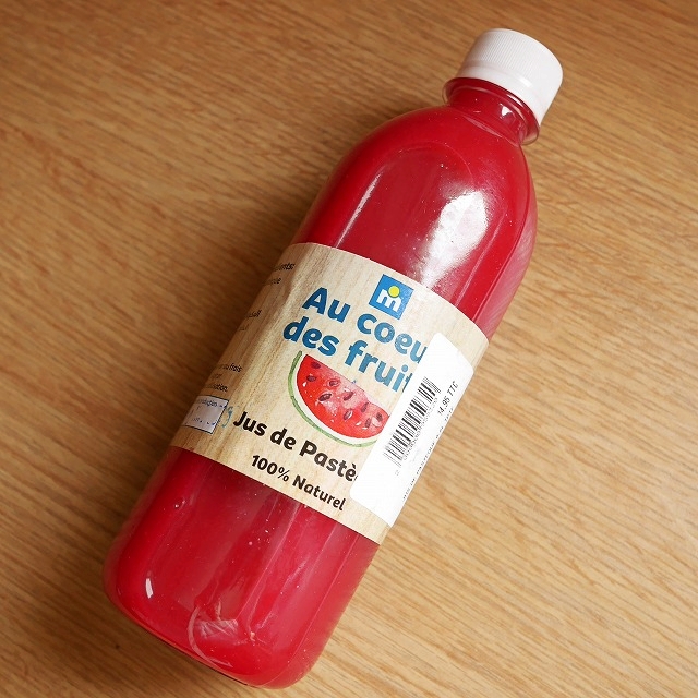 Marjane Au coeur des fruits Jus de Pasteque　マルジャン　スイカジュースの口コミ
