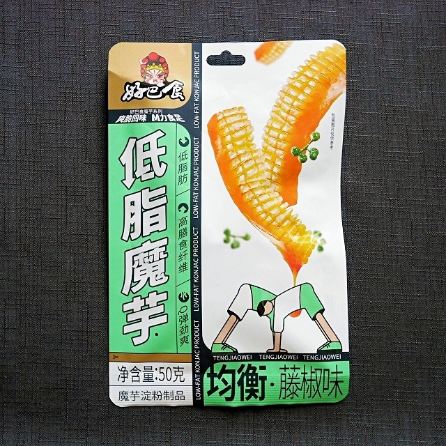 好巴食　低脂魔芋　藤椒味　50g　LOW-FAT KONJAC PRODUCTの口コミ