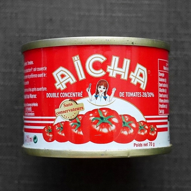 AICHA DOUBLE CONCENTRE DE TOMATES　アイシャ　２倍濃縮トマトペースト　70g　缶入りの口コミ