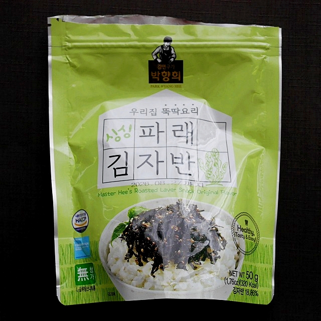 パクヒャンヒ海苔　キムジャバン　オリジナル味　青のり味　青海苔味　韓国のりふりかけの口コミ
