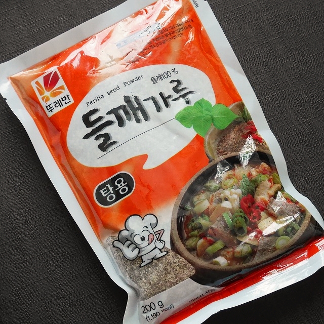 トレバン　えごまパウダー　えごま100%　エゴマの粉　汁物用　200g　뚜레반　들깨가루　탕용の口コミ