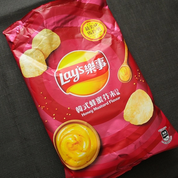 Lay's レイズ ポテトチップス 韓式蜂蜜芥末口味 80g 樂事 ハニーマスタード味の口コミ