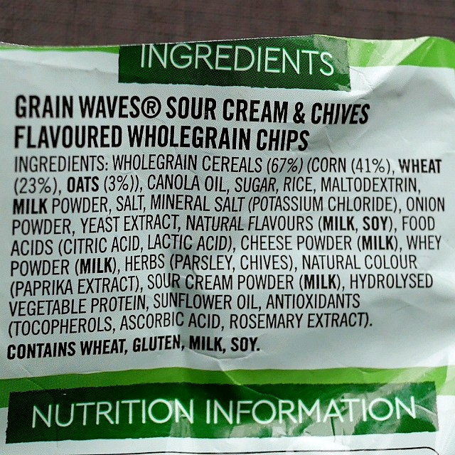 サンバイツ　グレインウェーブス　サワークリーム＆チャイブ　SUNBITES Grain Waves SOUR CREAMの口コミ