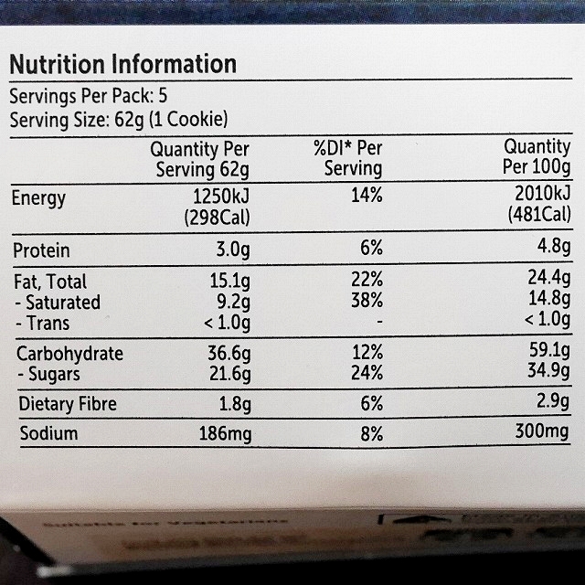 ウールワースベーカリー　チョコレートチャンククッキー　５枚入り　WOOLWORTHS BAKERYの口コミ