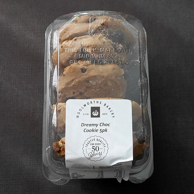 ウールワースベーカリー　ドリーミーチョコクッキー　５枚入り　WOOLWORTHS BAKERY Dreamy Chocの口コミ
