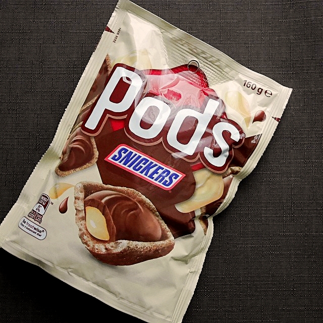 ポッズ　スニッカーズ　チョコレートスナック　Pods Snickers Chocolate Snack 160gの口コミ