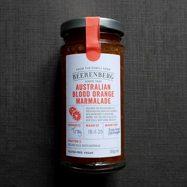 ビアレンバーグ　オーストラリアンブラッドオレンジマーマレード　BEERENBERG MARMALADEの口コミ