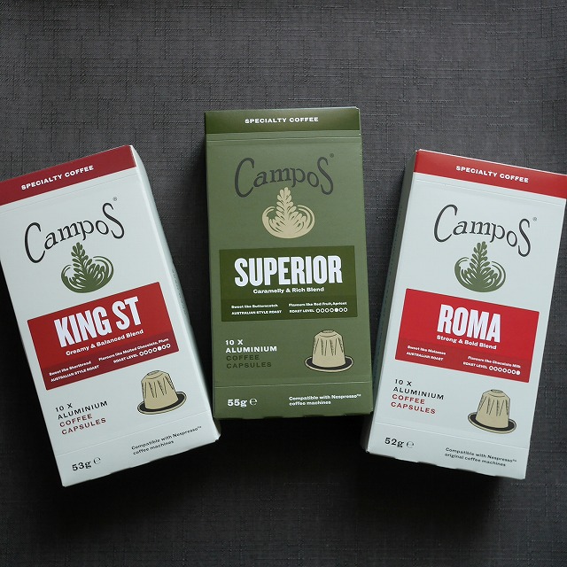 カンポス　コーヒーコレクション　30カプセル　Campos COFFEE COLLECTIONの口コミ