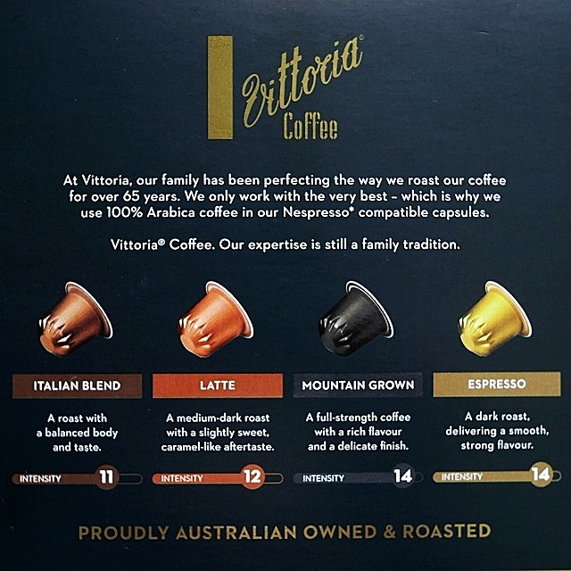 ヴィットリアコーヒー　エクストラストロング　40カプセル　Vittoria Coffee EXTRA STRONGの口コミ