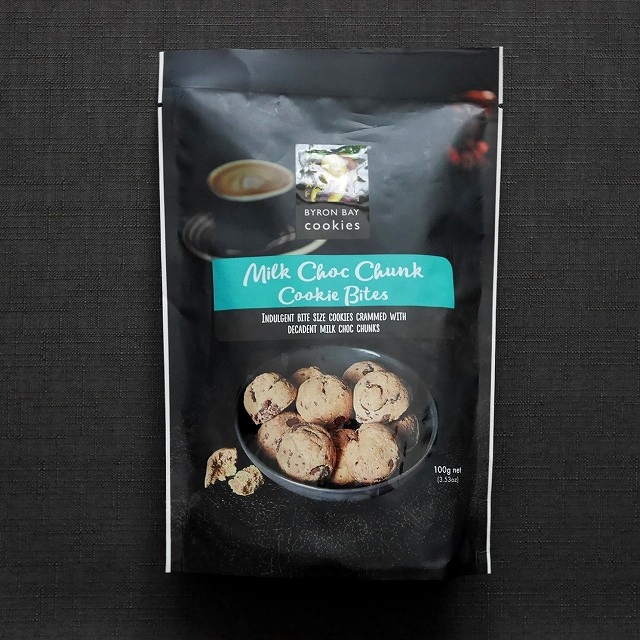 バイロンベイクッキー　ミルクチョコチャンク　Milk Choc Chunk Cookie Bitesの口コミ