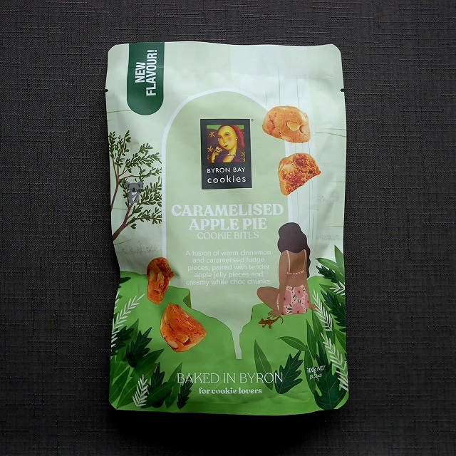 バイロンベイクッキー　キャラメライズドアップルパイ　BYRON BAY cookies APPLE PIE 100gの口コミ