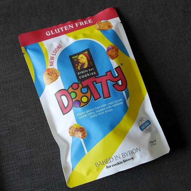 バイロンベイクッキー　グルテンフリー　ドッティ　BYRON BAY cookies DOTTY 100gの口コミ