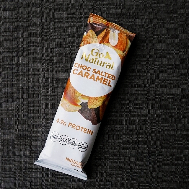 ゴーナチュラル　チョコソルテッドキャラメル　ナッツバー　Go Natural CHOC SALTED CARAMELの口コミ