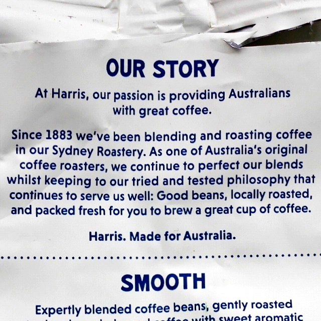 ハリスコーヒー　スムース　ミディアムロースト　粉　200g　HARRIS SMOOTHの口コミ