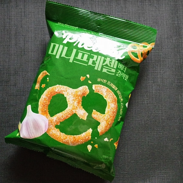 No Brand　ノーブランド　ミニプレッツェル　バターガーリック味の口コミ