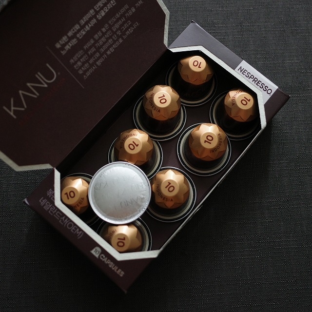 KANU　カヌ　インドネシア　シングルオリジン　ネスプレッソ互換カプセルコーヒー　10個入りの口コミ