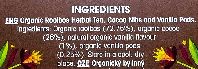 イングリッシュティーショップ　ルイボスココア＆バニラ　ティーバッグルイボスティー　English Tea Shopの口コミ