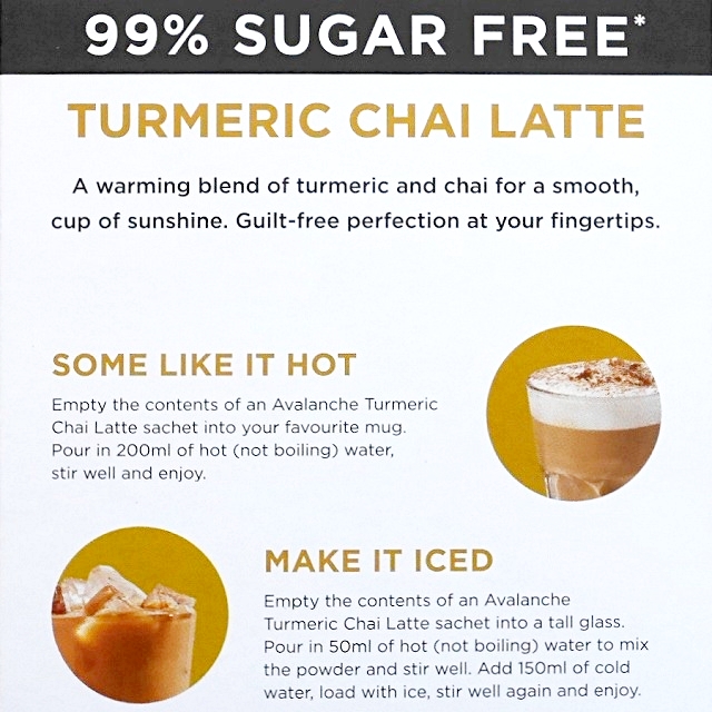 AVALANCHE　アバランチ　インスタントターメリックチャイラテ　10本入り　TURMERIC CHAI LATTEの口コミ